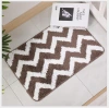 Simple geometric carpet, water-absorbing and anti-slip carpet for bathroom, bedroom and study, doormat, floor mat details Picture